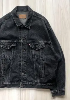 超BIGサイズ！バキバキ！XL！80s Levis70507 ブラック USA製