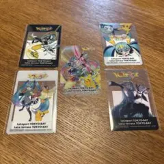 ポケモン初音ミク VOLTAGE Live! クリアカード5枚コンプリートセット