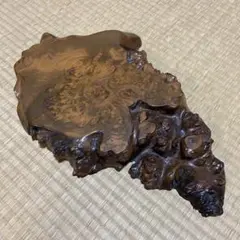 茶道具 大型古欅卓 巻脚付き けやき花台 盆栽台 香炉台 自然体☆美しい