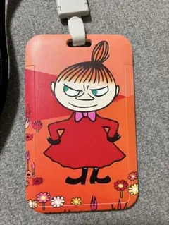 ムーミン リトルミィ　パスケース オレンジ　カードケース