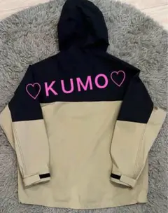 GU ウインドプルーフマウンテンパーカー ベージュ×ブラックM お値下げしました