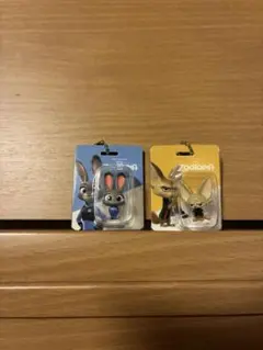 ズートピア ミニフィギュア キーホルダー 2点セット