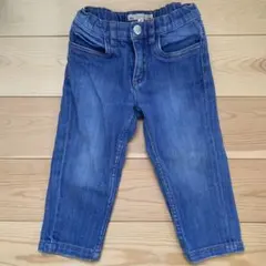 Bonpoint デニムブルー ストレートパンツ サイズ2のサムネイル