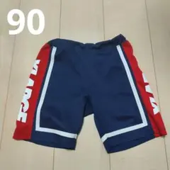 【90cm】XLARGE KIDS バスケット風切替ショーツ 紺 パンツのサムネイル