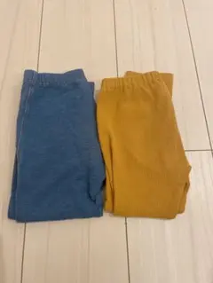 UNIQLO レギンスパンツ　10部丈　100 2本セット