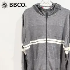 【未使用級】BBCO ビビコ ジップアップニットパーカー ゴルフ グレー XL