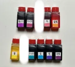 着色料　9色　6ml　着色剤　酸性染料　156-8