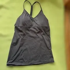 グレー ヨガウェア ストラップ付き