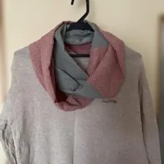 着物リメイク　ハンドメイド　ひねりスヌード　敬老の日