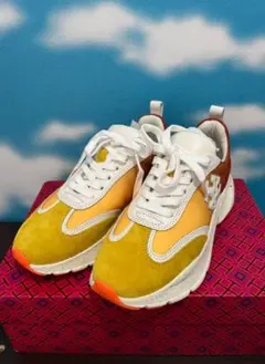 美品トリーバーチ グッドラックトレーナー スニーカーサイズUS7