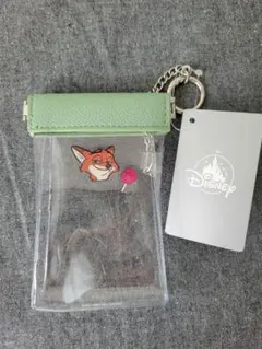 ◎新品◎ディズニー　ズートピア　ニック　クリアポーチ　バネポーチ