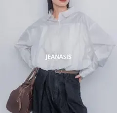 美品 JEANASIS ジーナシス コットンバルーンレギュラーシャツ ブラウスのサムネイル