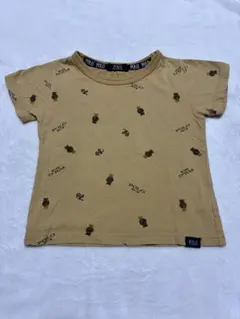 POLO ベア総柄 Tシャツ ブラウン
