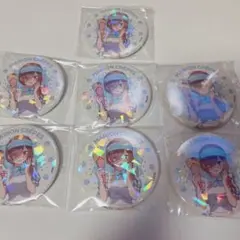【値下げ】五等分の花嫁　マリオンクレープコラボ　缶バッジ　中野三玖　7個セット