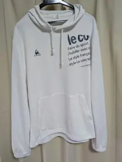 le coq sportif ホワイト パーカー
