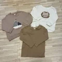 cottoliベビー服 薄手トップス 3点セット90cm