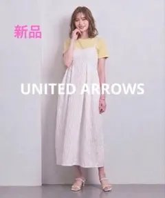 完売✨ユナイテッドアローズUBCC CUT/JQノースリーブワンピースジャガード ユナイテッドアローズ UBCC CUT/JQ ノースリーブワンピース ジャガード