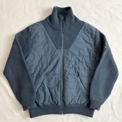80s CHEMISE LACOSTE ラコステ ニット切替 中綿 ブルゾン