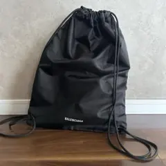 BALENCIAGA ナップサック 巾着 バッグ ブラック