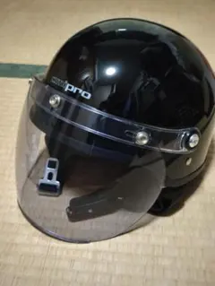 【美品(送料込み）】HONDA　auto pro ブラック ジェットヘルメットのサムネイル