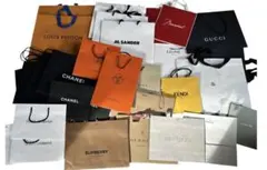 ブランド紙袋 大 28枚セット　ハイブランド シャネル ヴィトン エルメス