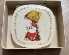 昭和レトロ　dekoちゃん コンパクト　ミラー