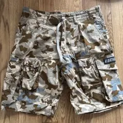 A BATHING APE カモフラージュカーゴショートパンツ