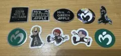 Mrs. GREEN APPLE ゼンジン フレークステッカー 10枚