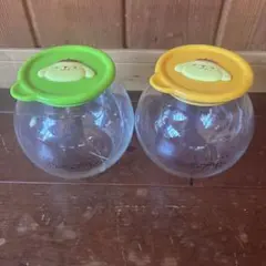 ポムポムプリン ガラス容器 2個セット