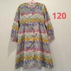 knit planner 花柄 ワンピース 120cm ニットプランナー 長袖