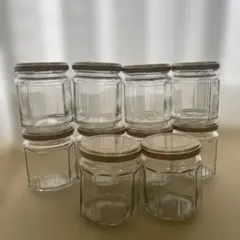 プリンカップ ガラス瓶 6個セット プラスチック蓋付き - メルカリ