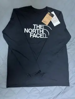 【新品未使用・タグ付】ノースフェイス 長袖Tシャツ ビッグロゴ 黒 Lサイズ