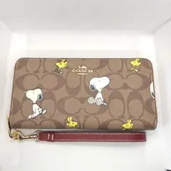 新品 COACH コーチ長財布 スヌーピー ウッドストック レディースCE705のサムネイル