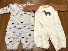 petit main ツーウェイ・ドレスオール 男の子2点セット