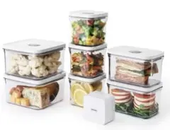 VAKUEN バクエン プレミアム真空保存容器&全自動食品シーラー機9個