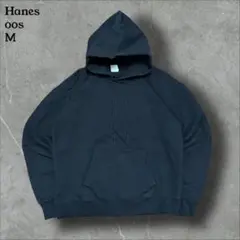 00s Hanes ヘインズパーカー 無地パーカー スウェットアウトドア古着