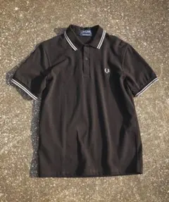 極美品 フレッドペリー ビームス別注コラボ ストライプポロシャツ XL