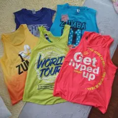 ZUMBA タンクトップセット カラフル 5枚