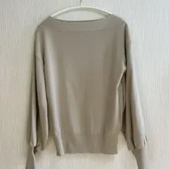 ボートネック ニット