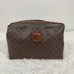 CELINE　セカンドバッグ　ポーチ　がま口　マカダム　トリオンフ