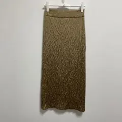 NANO universe LB.03 レオパードペンシルスカート S