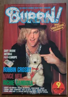 BURRN! 1986年9月号 ROBBIN CROSBY RATT