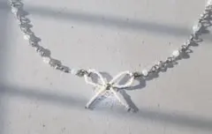 chasingbutterfly リボン ネックレス バレエコア