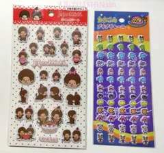 モンチッチ　たまごっち　ぷくっとシール　プチプチシール　セリア