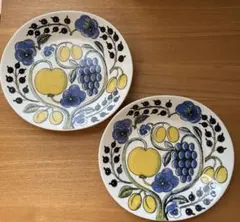アラビア パラティッシ 最初期 ヴィンテージ 21㎝オーバル 2枚セット B アラビア パラティッシ 最初期 ヴィンテージ 21㎝オーバル 2枚セット B