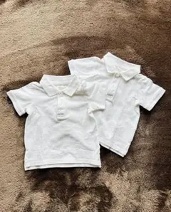 H&M オーガニックコットン ポロシャツ 2枚　双子