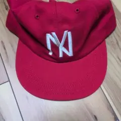 COOPERSTOWN NYロゴ刺繍キャップ レッドのサムネイル