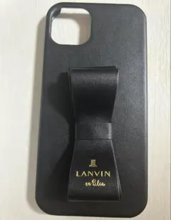 LANVIN en Bleu - ブラック iPhone14 MAX用ケース