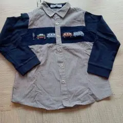 familiar ストライプ柄 シャツ 120