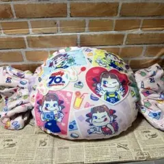 【新品/70枚限定】ミルキー70周年 江戸木版画 浮世絵 ペコちゃん 花柄 浮世絵ペコちゃん（花柄）